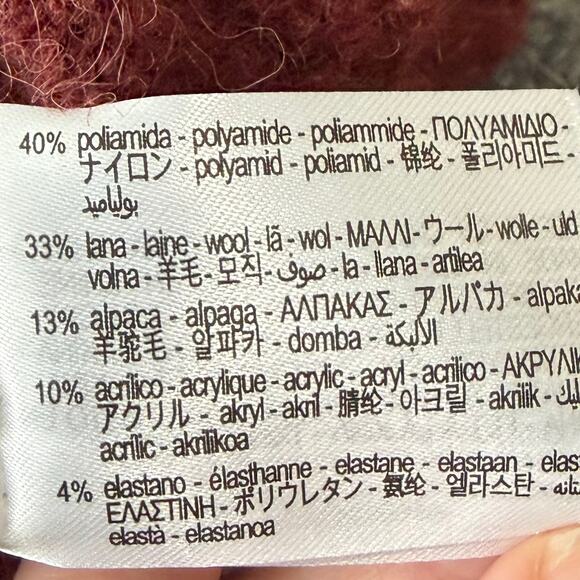 Zara Harry Lambert Intarsia Bunny Rabbit Sweater L Alpaca Wool Blend Unisex NWT - Picture 10 of 11